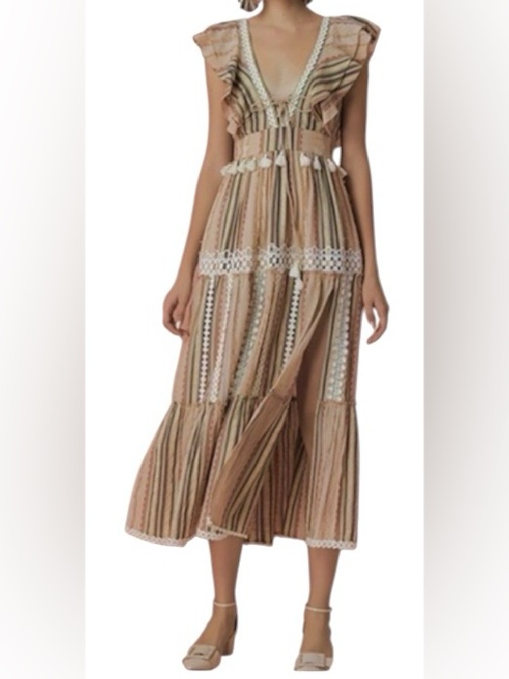 Anthro cotton sundress